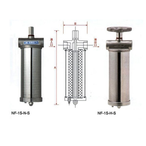 JNC單芯不銹鋼過(guò)濾器（NF-1S-N-S、NF-1S-H-S）